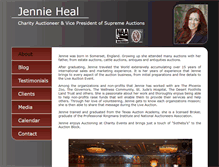 Tablet Screenshot of jennieheal.com